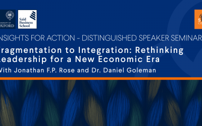 From Fragmentation to Integration: Rethinking Leadership for a New Economic Era