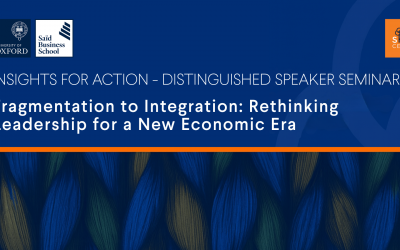From Fragmentation to Integration: Rethinking Leadership for a New Economic Era